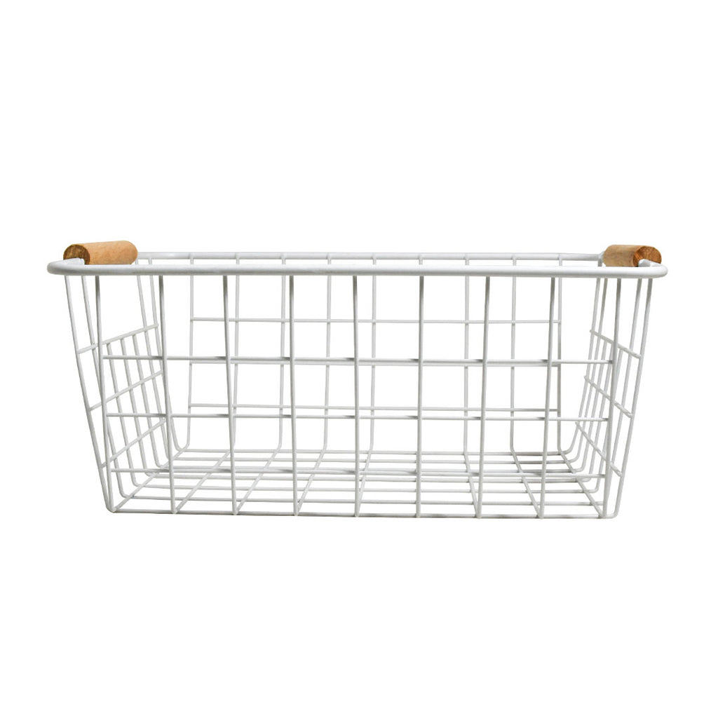 Cesto Nordic blanco - 22x28x12cm | 25% OFF