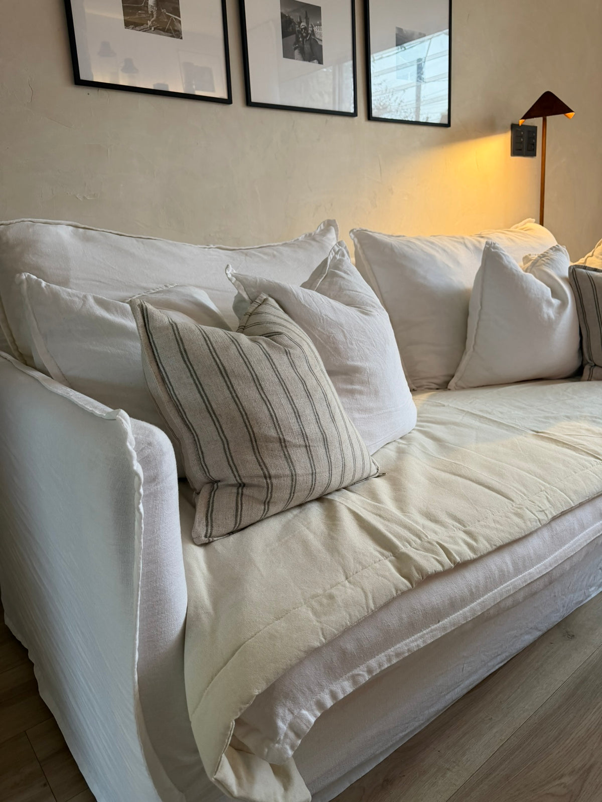 Pillow Soft Liso Off White - 220 x 80 cm | 10% OFF