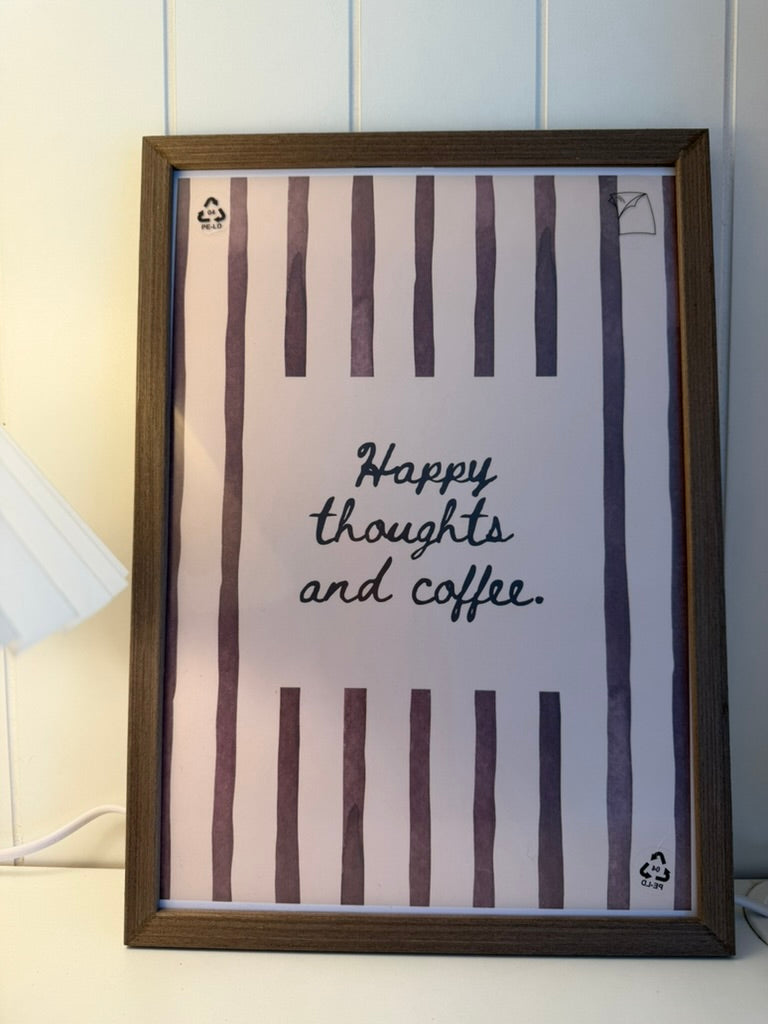 Set Coffee Lover - Lámpara + Cuadrito + Cesto + Tazas | 15% OFF