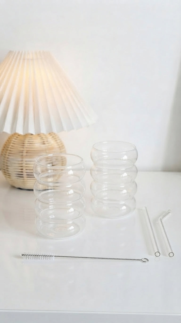 Set de Vasos Flow con sorbitos | 15% OFF