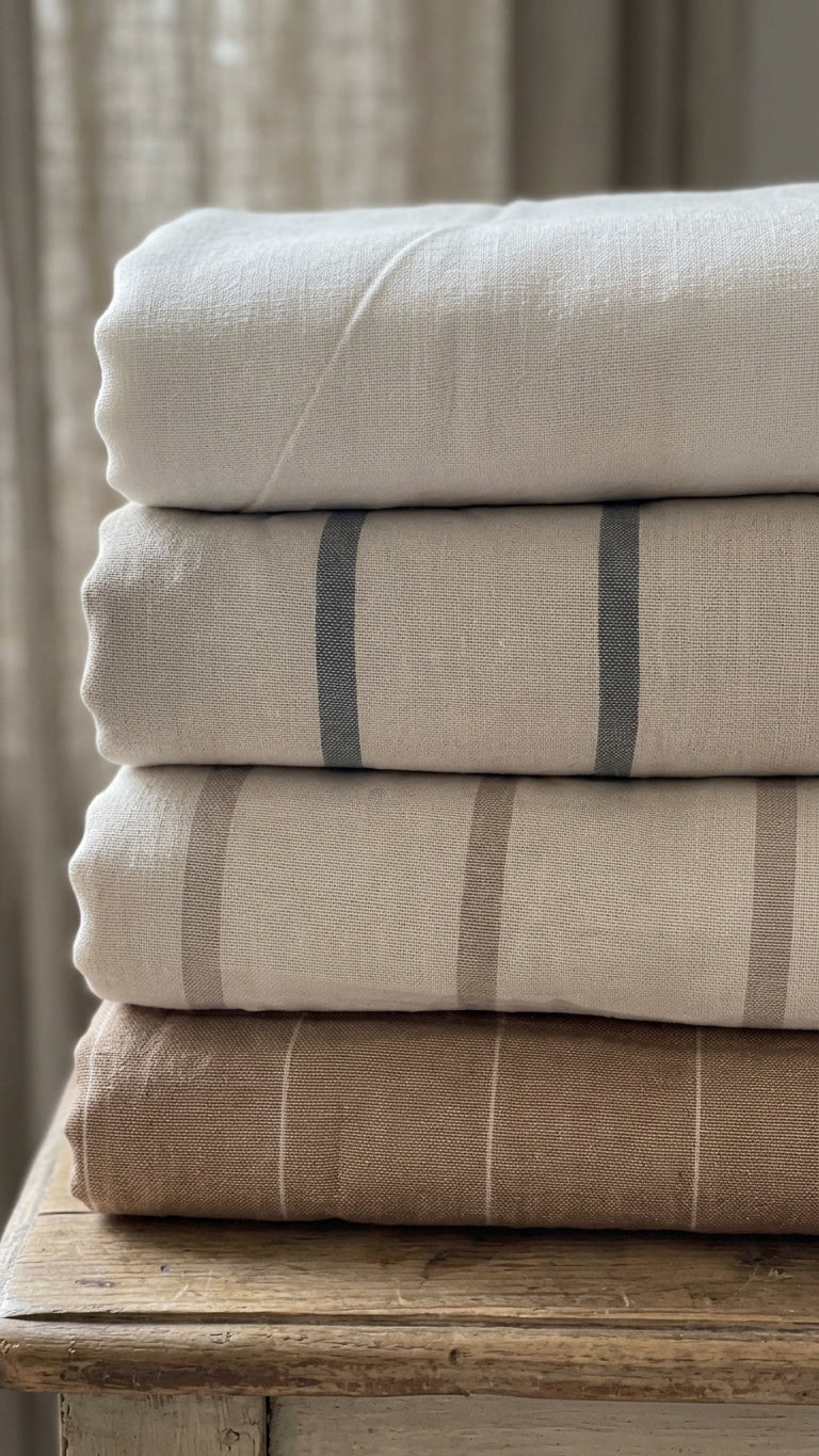 Pillow Soft Rayas Beige & Off White - 220x80 | 10% OFF