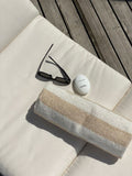Toallón Beach Beige & Blanco | 15% OFF