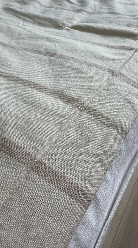 Pillow Soft Rayas Beige & Off White - 220x80 | 10% OFF